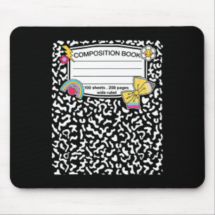 Composition Notebook Matching Group Halloween Teac Mouse Pad