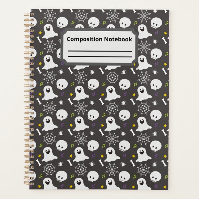Composition Notebook: Spooky Season Edition  Planner (Front)