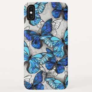 Composition of White and Blue Butterflies Case-Mate iPhone Case