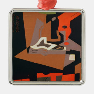 Composition (oil on canvas) metal tree decoration