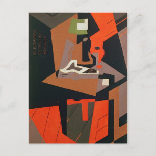 Composition (oil on canvas) postcard
