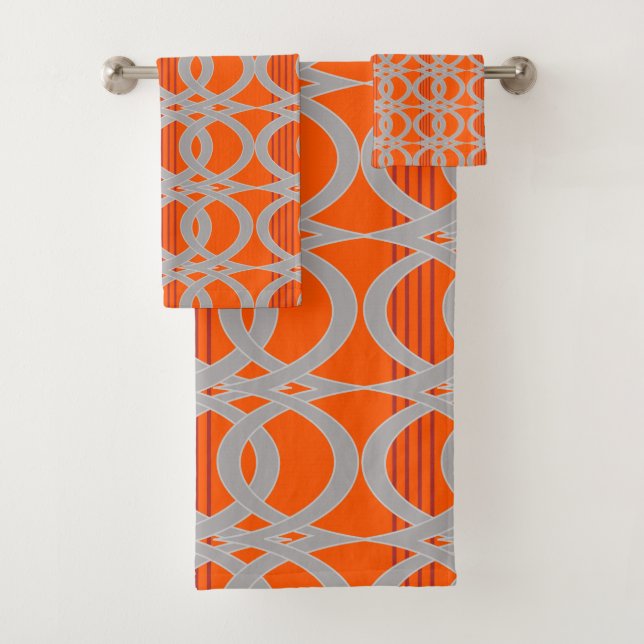 composition orange bath towel set (Insitu)