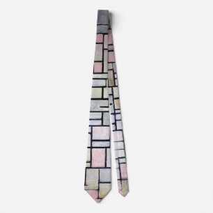 Composition Pink and Gray, Mondrian Tie