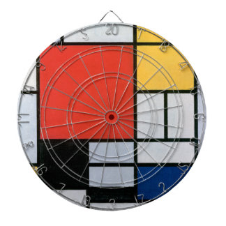 Composition Red, Yellow, Blue, Black | Mondriaan | Dartboard