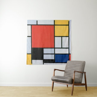 Composition Red, Yellow, Blue, Black | Mondriaan | Tapestry