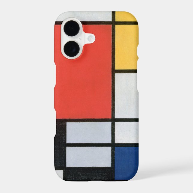 Composition Red, Yellow, Blue, Black, Mondrian (Back)