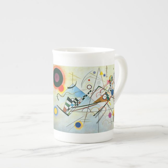 Composition VIII by Wassily Kandinsky Bone China Mug (Front Right)