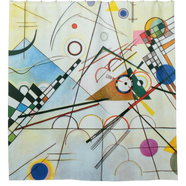 Composition VIII by Wassily Kandinsky Shower Curtain (Front)