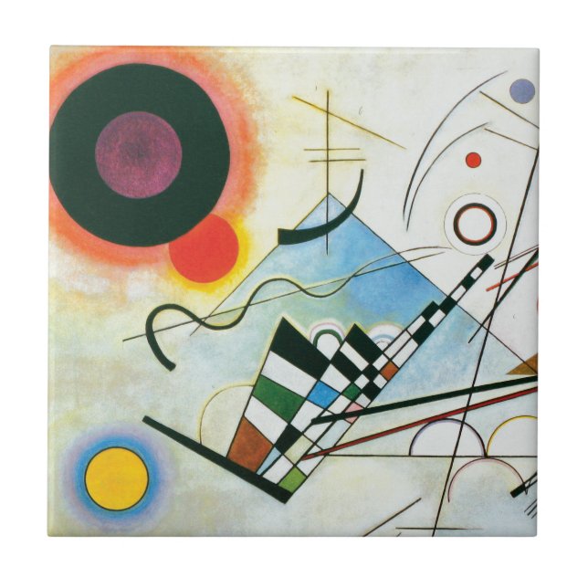 Composition VIII by Wassily Kandinsky Tile (Front)