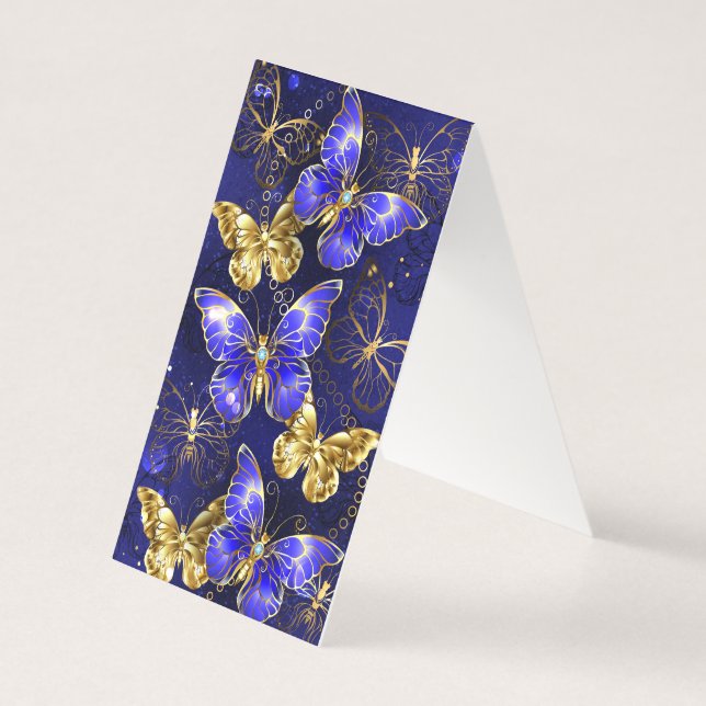 Composition with Sapphire Butterflies (Back)