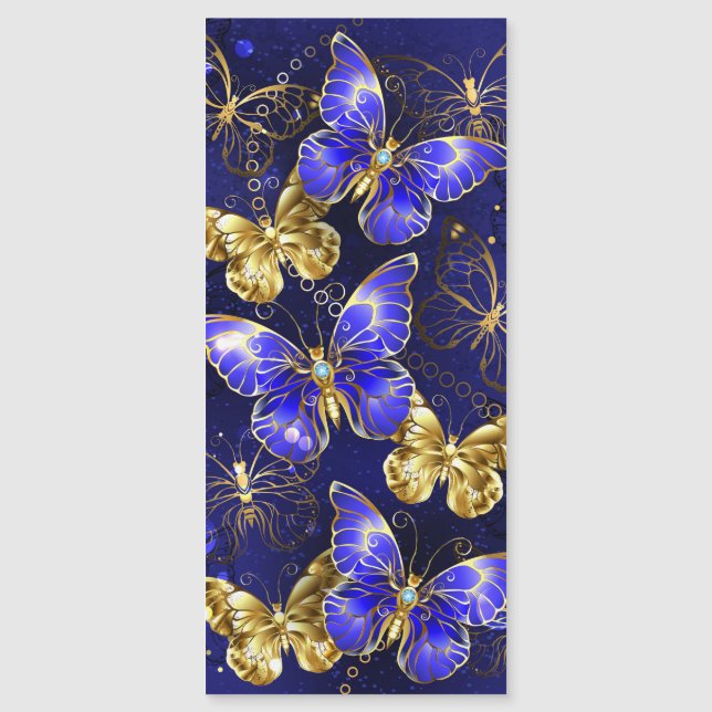 Composition with Sapphire Butterflies (Front)