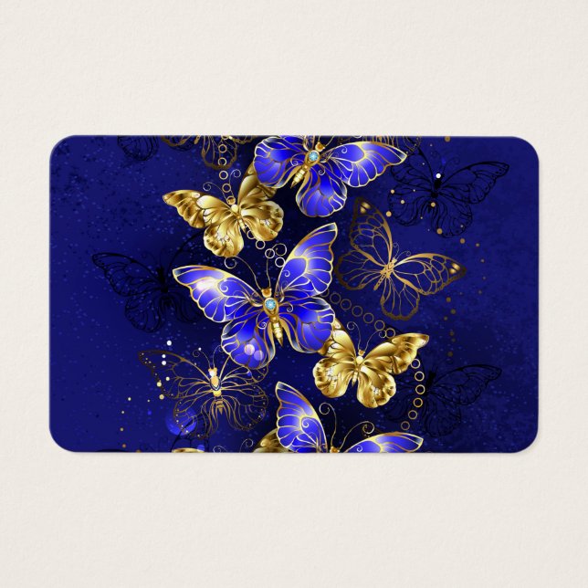 Composition with Sapphire Butterflies (Front)