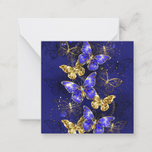Composition with Sapphire Butterflies Card
