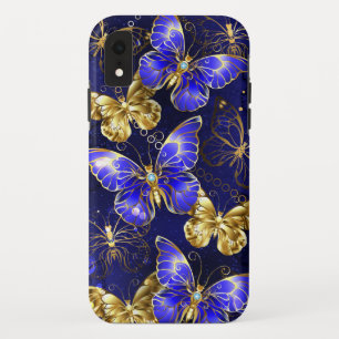Composition with Sapphire Butterflies Case-Mate iPhone Case