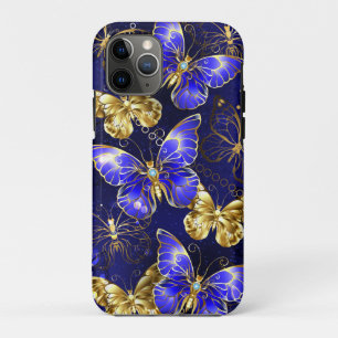Composition with Sapphire Butterflies Case-Mate iPhone Case