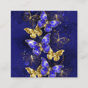 Composition with Sapphire Butterflies Discount Card