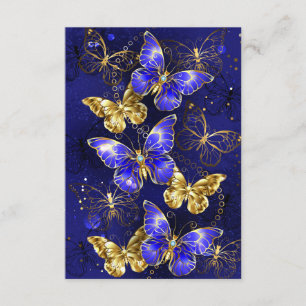 Composition with Sapphire Butterflies Enclosure Card