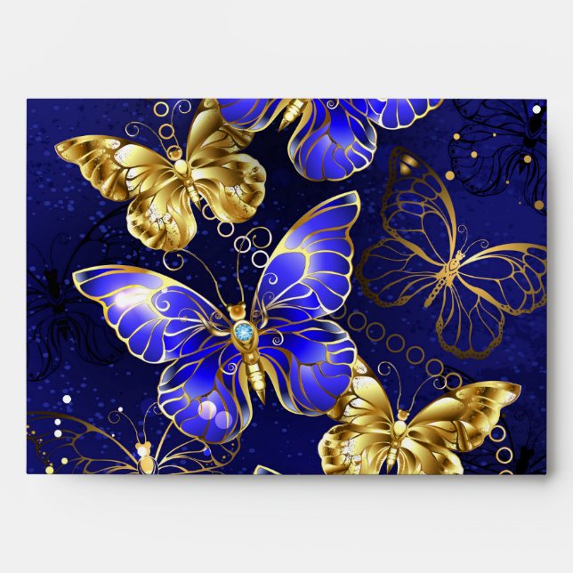 Composition with Sapphire Butterflies Envelope (Front)