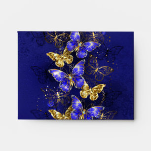 Composition with Sapphire Butterflies Envelope