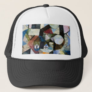 Composition with the Yellow Half by Paul Klee Trucker Hat