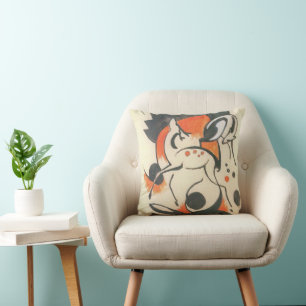 Composition with Two Deer by Franz Marc Cushion