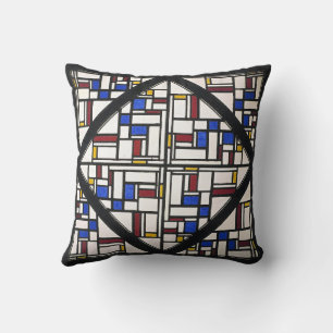 Composition with Window with Coloured Glass Cushion