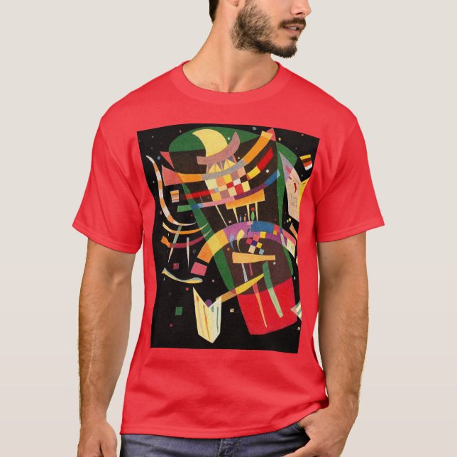 Composition X Biomorphic Abstraction - Kandinsky T-Shirt (Front)