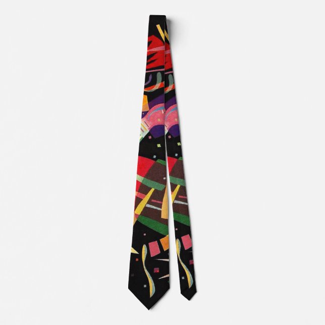 Composition X Biomorphic Abstraction - Kandinsky Tie (Front)