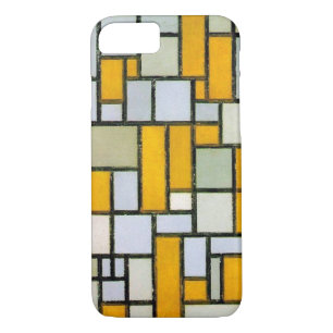 Composition Yellow and Grey, Mondrian Case-Mate iPhone Case