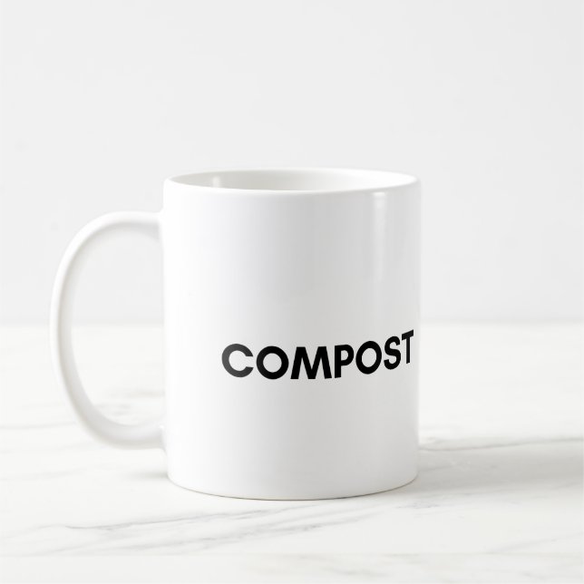compost coffee mug (Left)