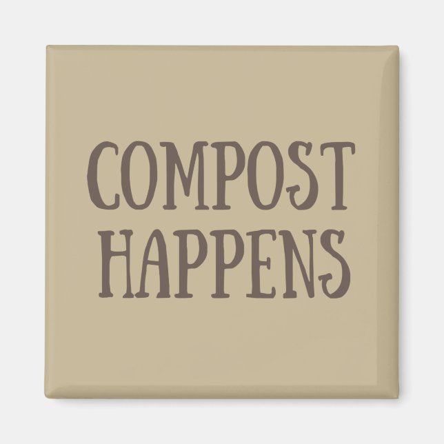 compost happens composter magnet (Front)