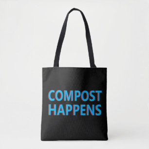 compost happens composter tote bag