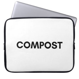 compost laptop sleeve