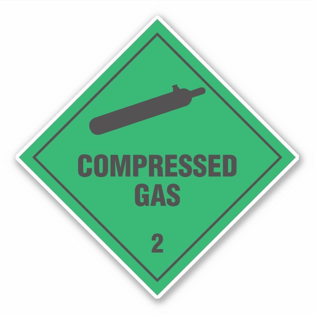 Compressed Gas 2 Label (Front)