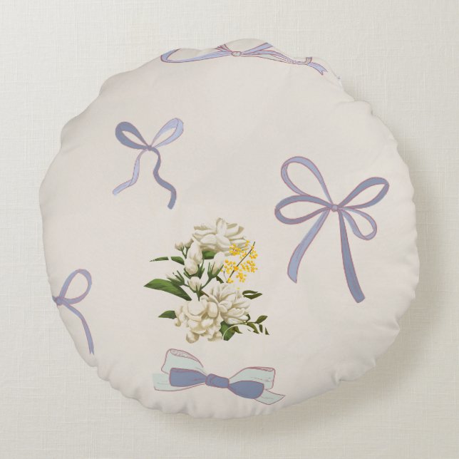 #CompressionRoundPillow Round Cushion (Back)