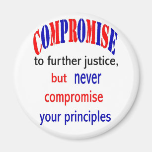 Compromise (White) Magnet