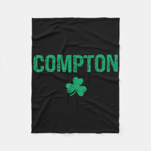 Compton Irish Shamrock St Patrick's Day Fleece Blanket