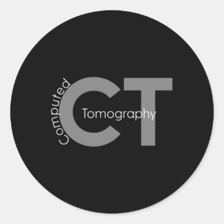 Computed Tomography Ct Technologist Mri Tech Classic Round Sticker