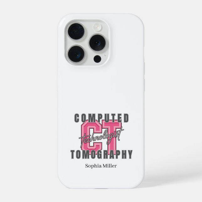 Computed Tomography Technolog Personalised iPhone Case (Back)