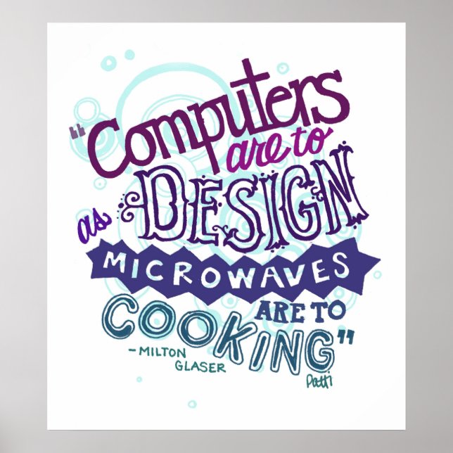 Computer are to design.. poster (Front)