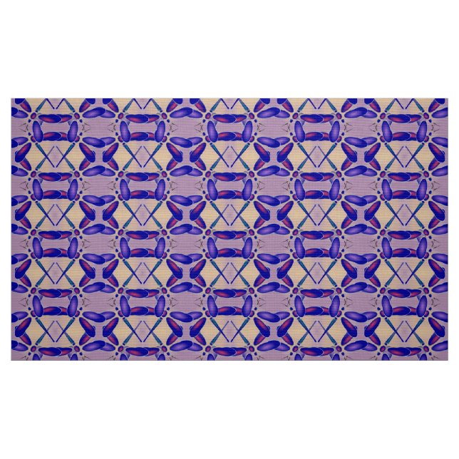 Computer Art Dragonfly (purple) Fabric (Fat Quarter)