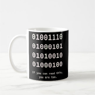 Computer Binary Code Nerd Programmers And Develope Coffee Mug
