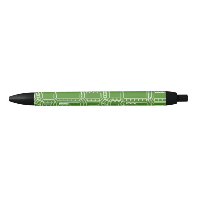 Computer board pattern black ink pen (Front)