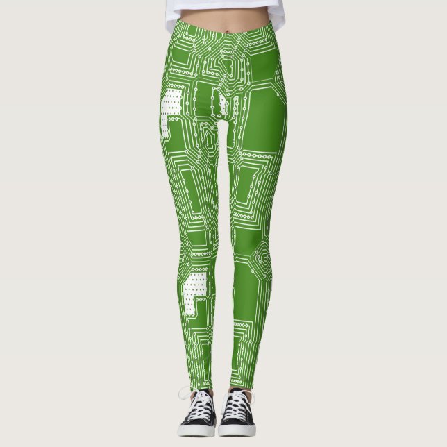 Computer board pattern leggings (Front)