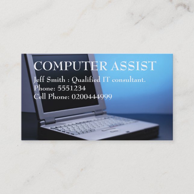 Computer Business Card 2 (Front)