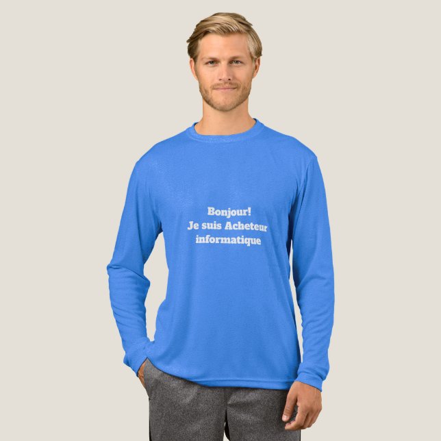 Computer Buyer T-Shirt Tri-Blend Shirt (Full Front)