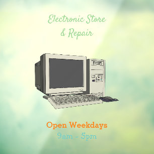 Computer cartoon illustration