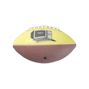 Computer cartoon illustration  football