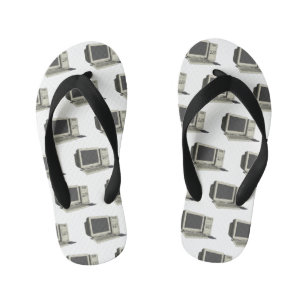 Computer cartoon illustration kid's jandals