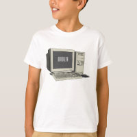 Computer cartoon illustration 